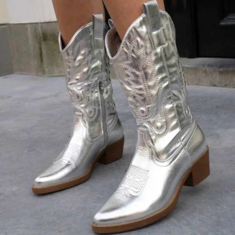 Stivali da cowboy eleganti da donna