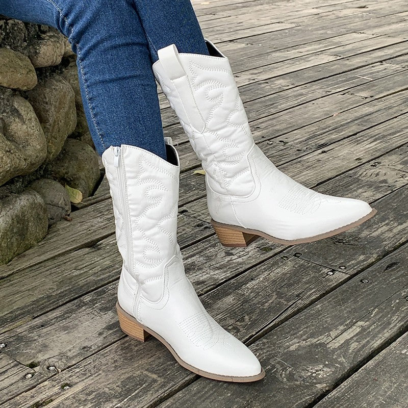 Stivali da cowboy eleganti da donna
