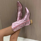 Stivali da cowboy eleganti da donna