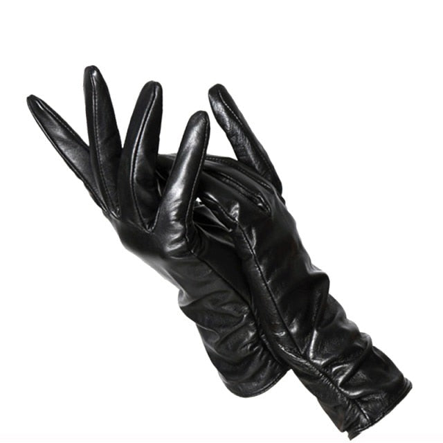 Guanti eleganti da donna in vera pelle