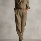 Tuta casual elegante da donna - Su misura e con cintura