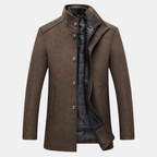 Giacca da uomo classica urbana con colletto rialzato | Elegante e confortevole