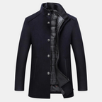 Giacca da uomo classica urbana con colletto rialzato | Elegante e confortevole
