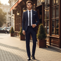 Elegante completo business slim fit