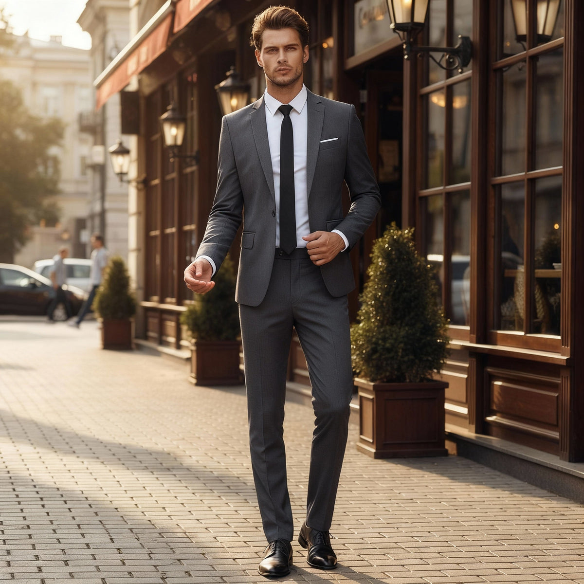 Elegante completo business slim fit