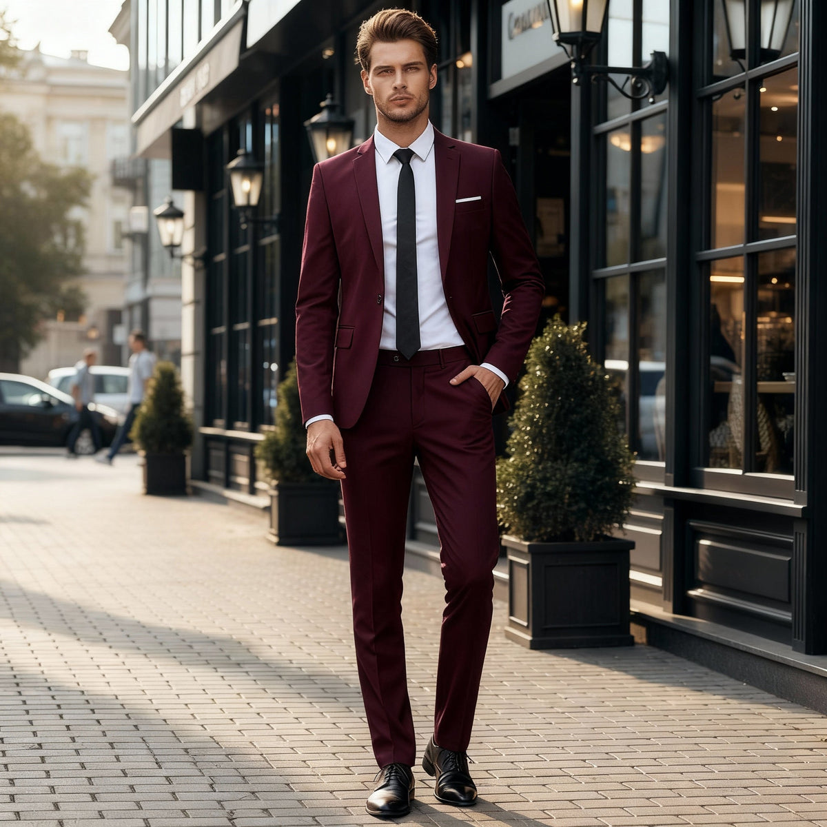 Elegante completo business slim fit