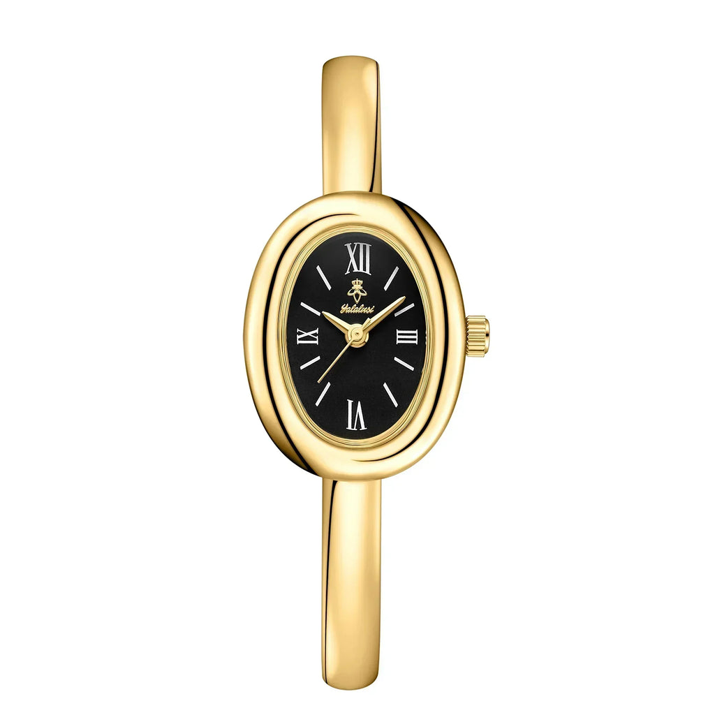 Elegante orologio bracciale ovale: moderno e classico