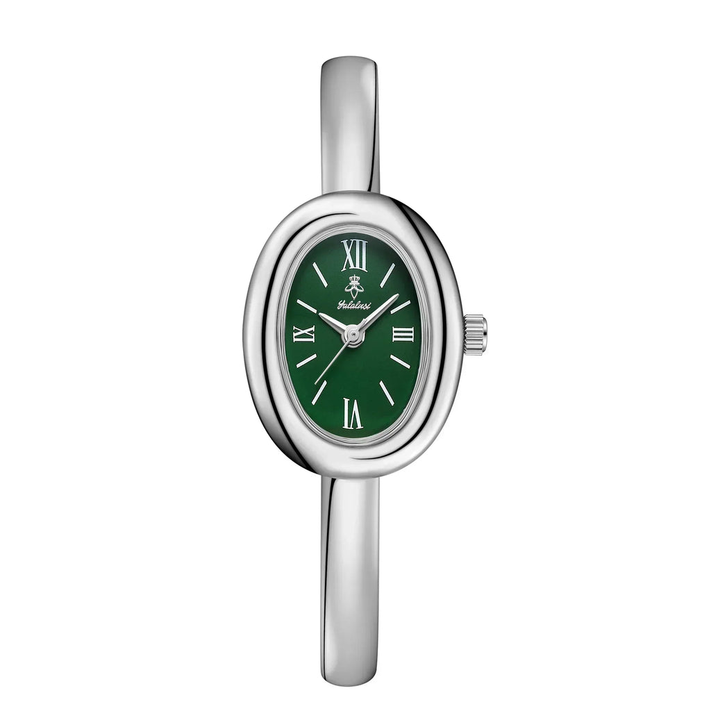 Elegante orologio bracciale ovale: moderno e classico
