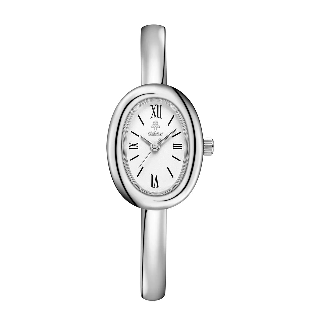 Elegante orologio bracciale ovale: moderno e classico