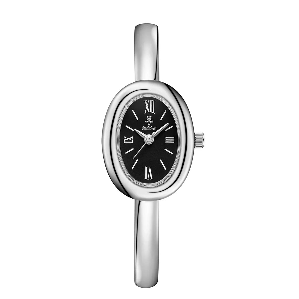 Elegante orologio bracciale ovale: moderno e classico