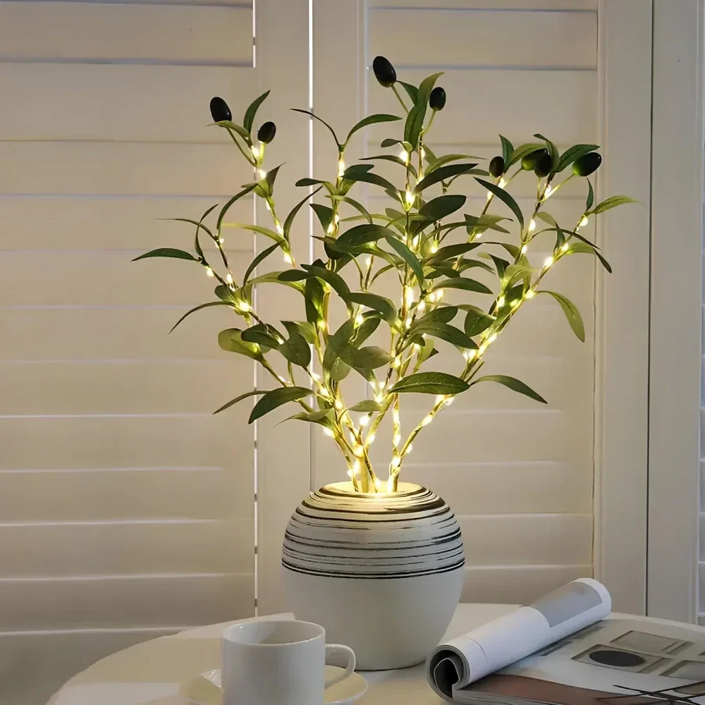 Decorazioni per la casa con rami decorativi illuminati a LED