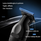 Kit professionale da uomo tagliacapelli e rasoio elettrico
