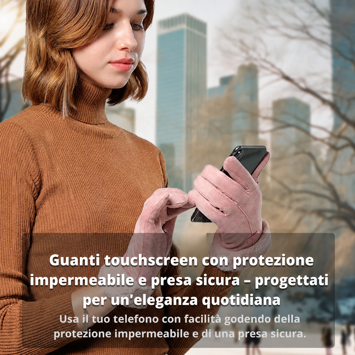 Heated Gloves for Women UK – Guanti invernali termici impermeabili da donna con touch screen e design riscaldato ricaric