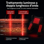 Manica indossabile per fototerapia a luce rossa per cani, utilizzata per la cura a domicilio della parte bassa della sch