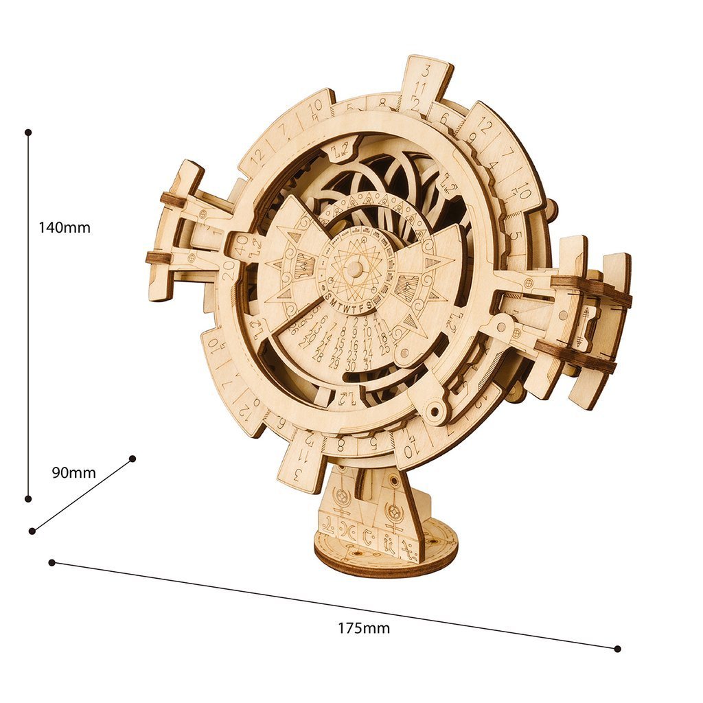 Puzzle in legno con calendario eterno