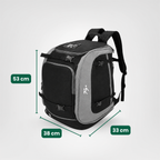 Zaino da sci 65L | Borsa per scarponi da sci con scomparto per casco e scomparto per maschera | Tessuto Oxford, spallacc