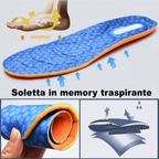 Scarpe diabetiche extra larghe con memory foam - Antipressione e confortevoli