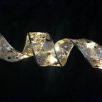 Luci a LED Decorazioni natalizie con nastro a doppio strato con stampa a caldo
