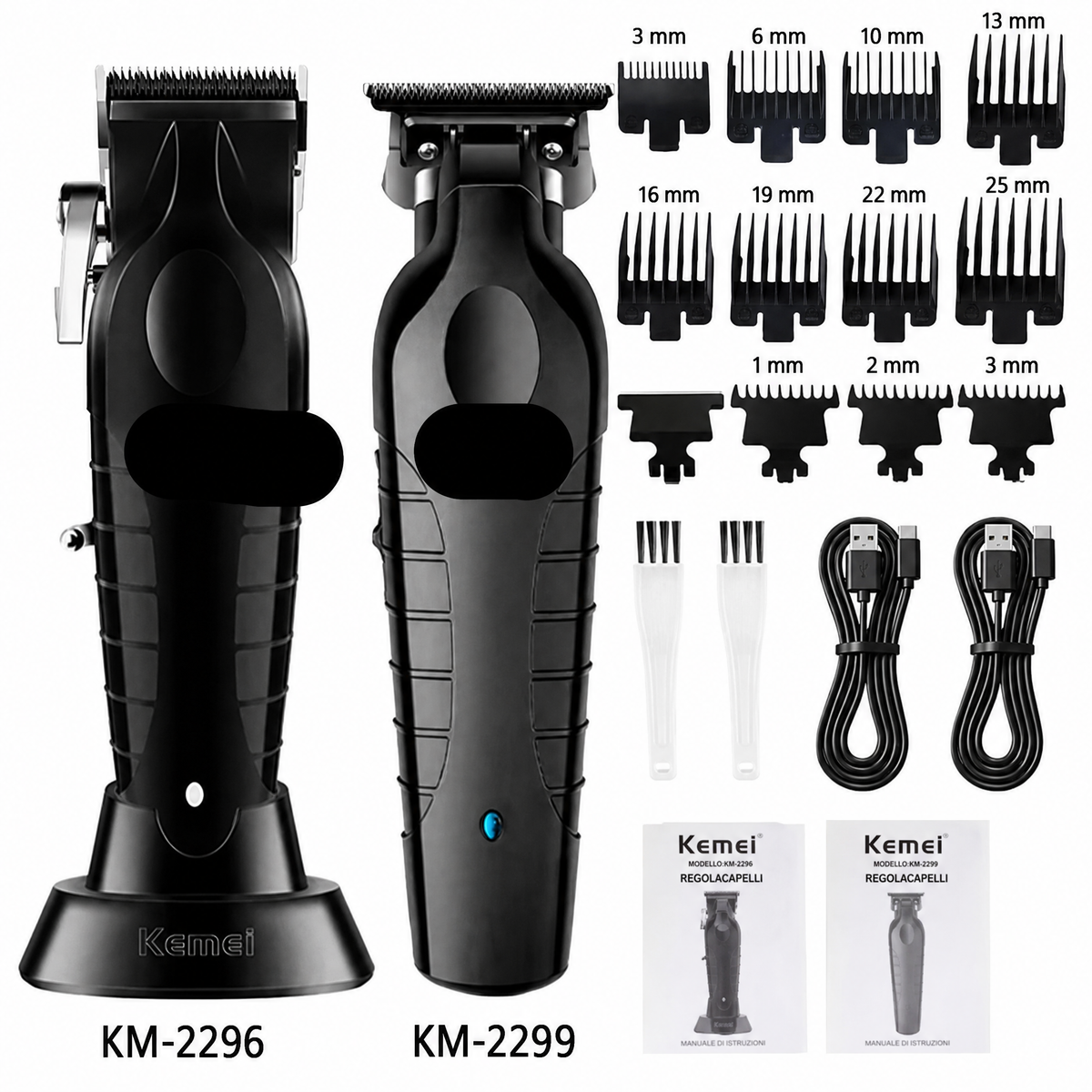 Kit professionale da uomo tagliacapelli e rasoio elettrico