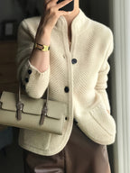 Dames Gebreide Sweater Met Opstaande Kraag | Comfortabel En Tijdloos