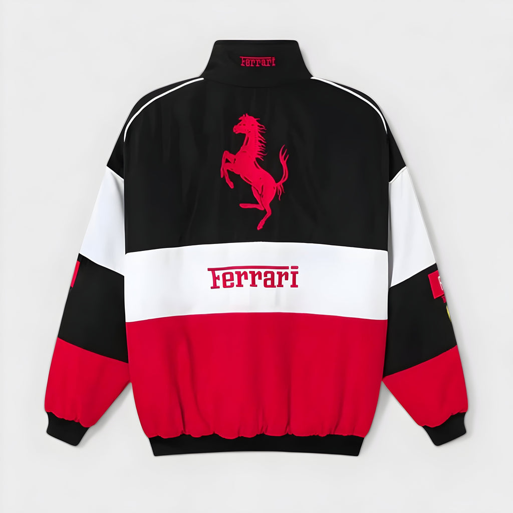Giacca Ferrari vintage unisex – stile retro racing