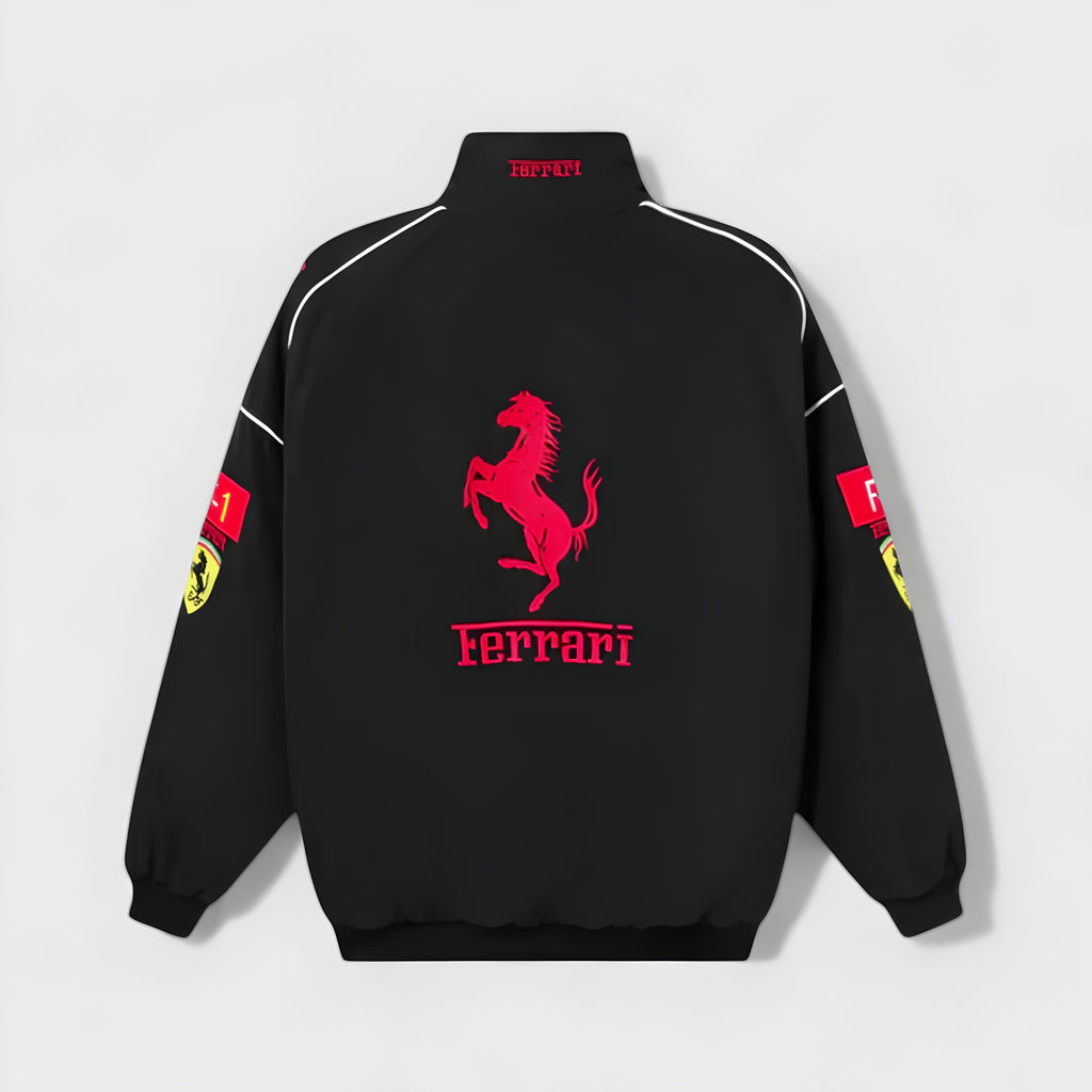 Giacca Ferrari vintage unisex – stile retro racing