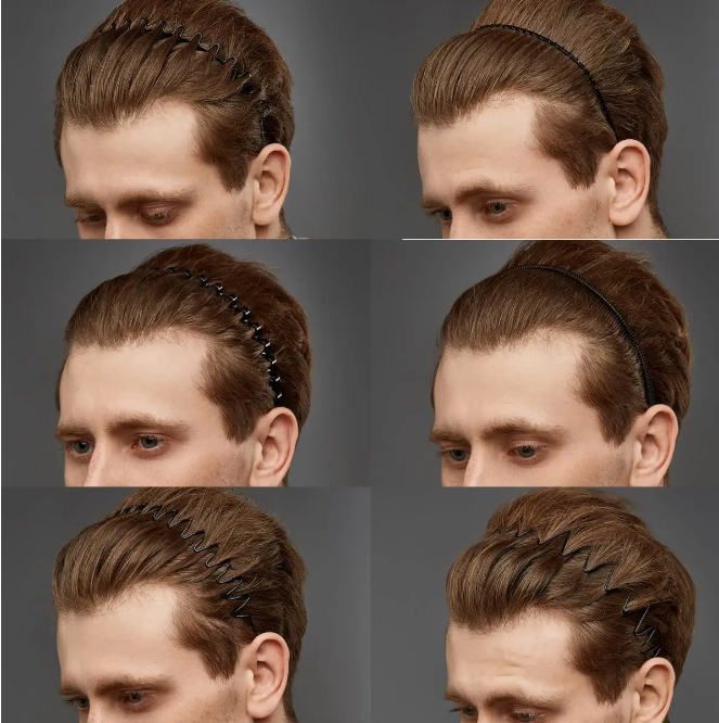 Fascia per capelli da uomo