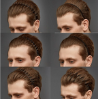 Fascia per capelli da uomo