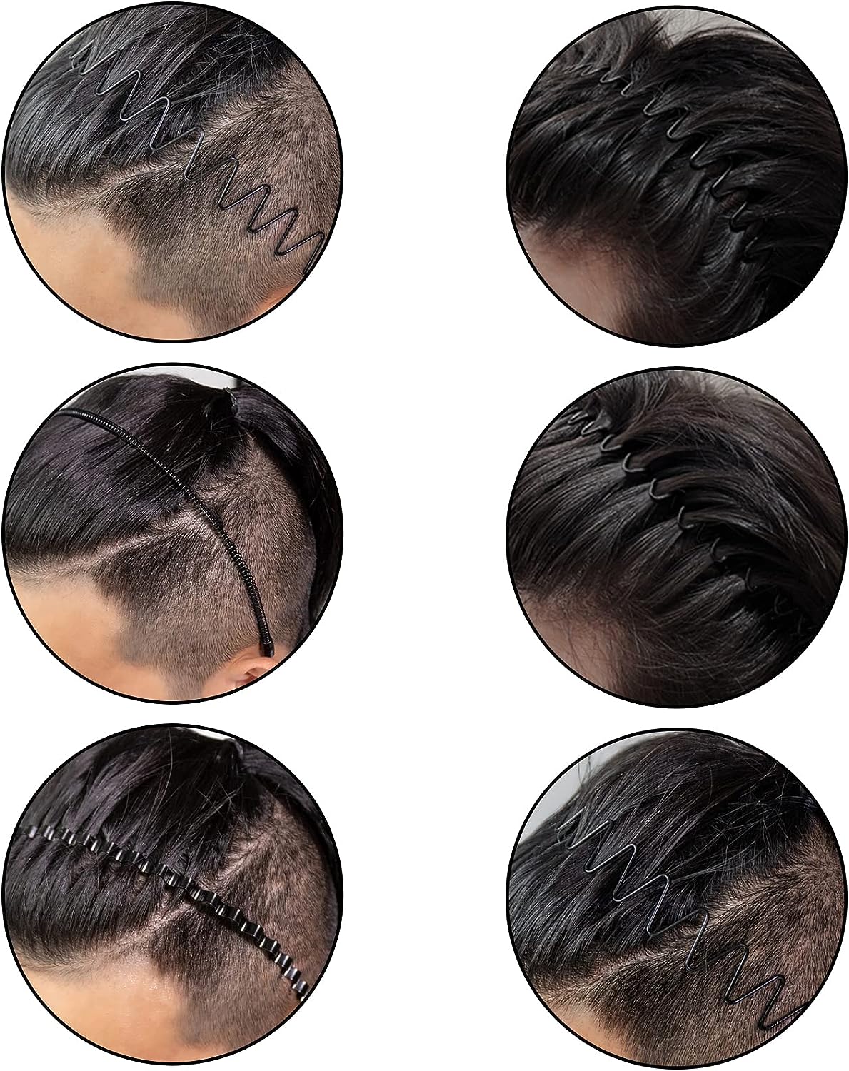 Fascia per capelli da uomo