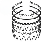 Fascia per capelli da uomo