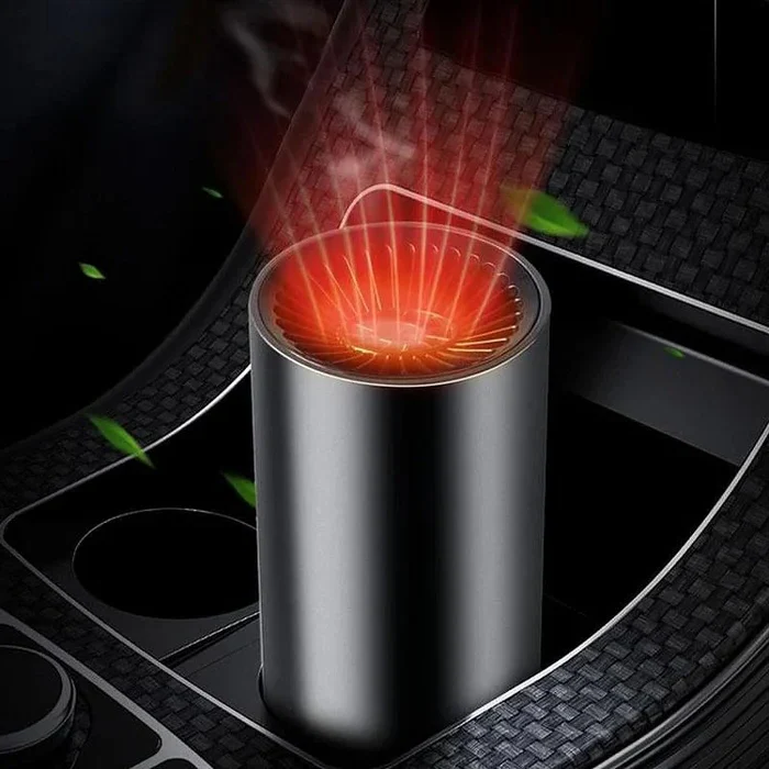 Fast Heating Cup-Shaped Car Warm Air Blower - Riscaldamento e raffreddamento rapido regolabile, spina ruotabile a 360 gr