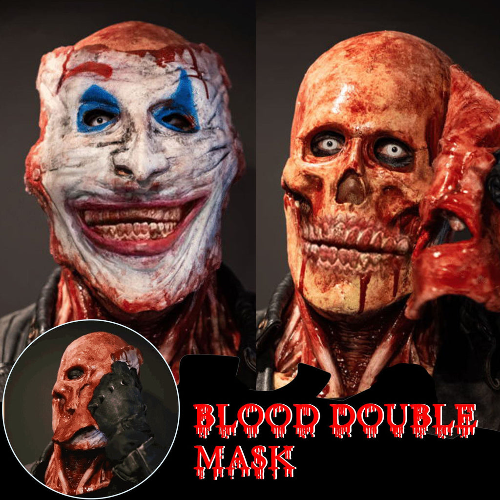 Copricapo con maschera in lattice horror Halloween 2025 Immersivo