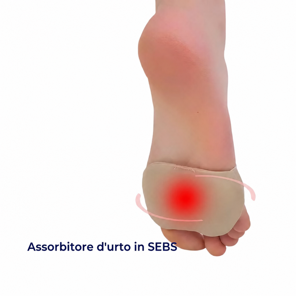 ComfortStep Morton’s Neuroma and Metatarsalgia Relief Pads | Cuscinetti in gel e supporto metatarsale | Sollievo dal dol