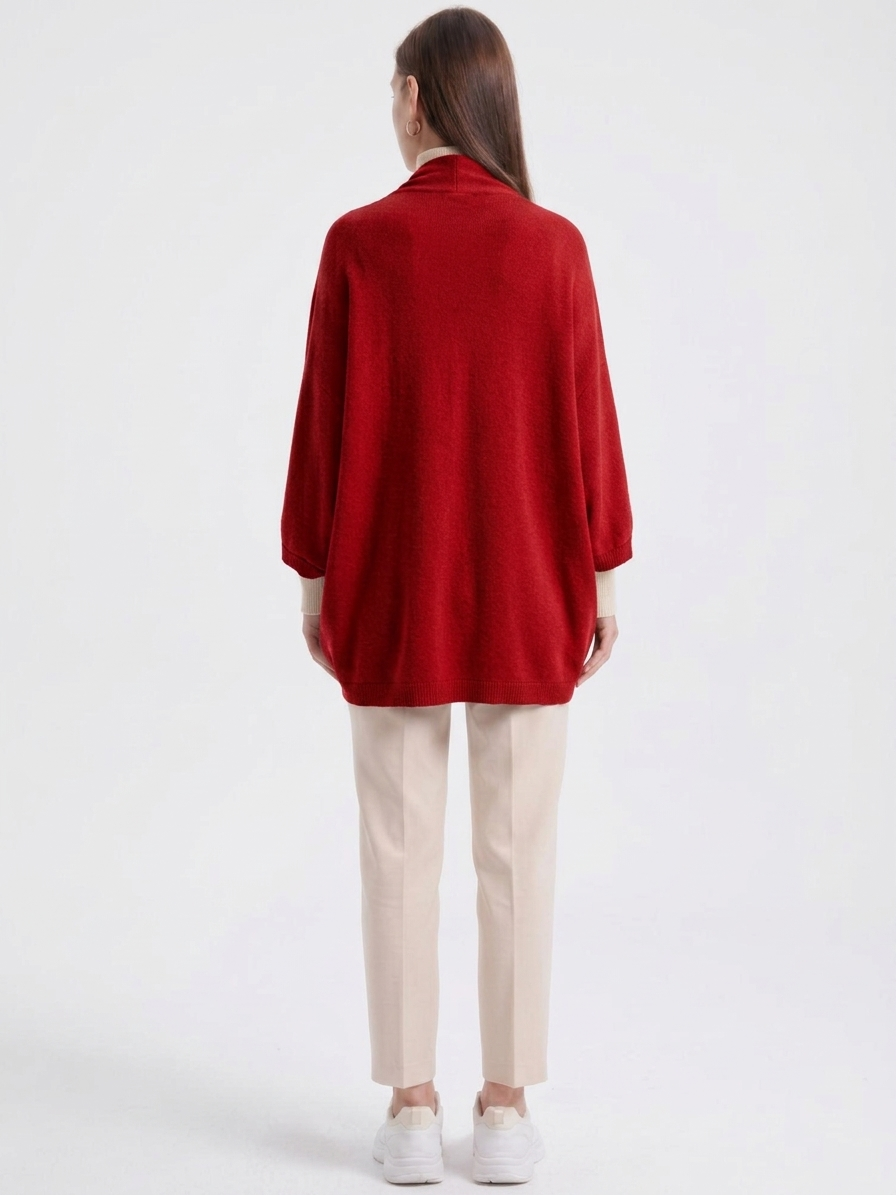 Cosy Wool Wrap - Gilet da donna