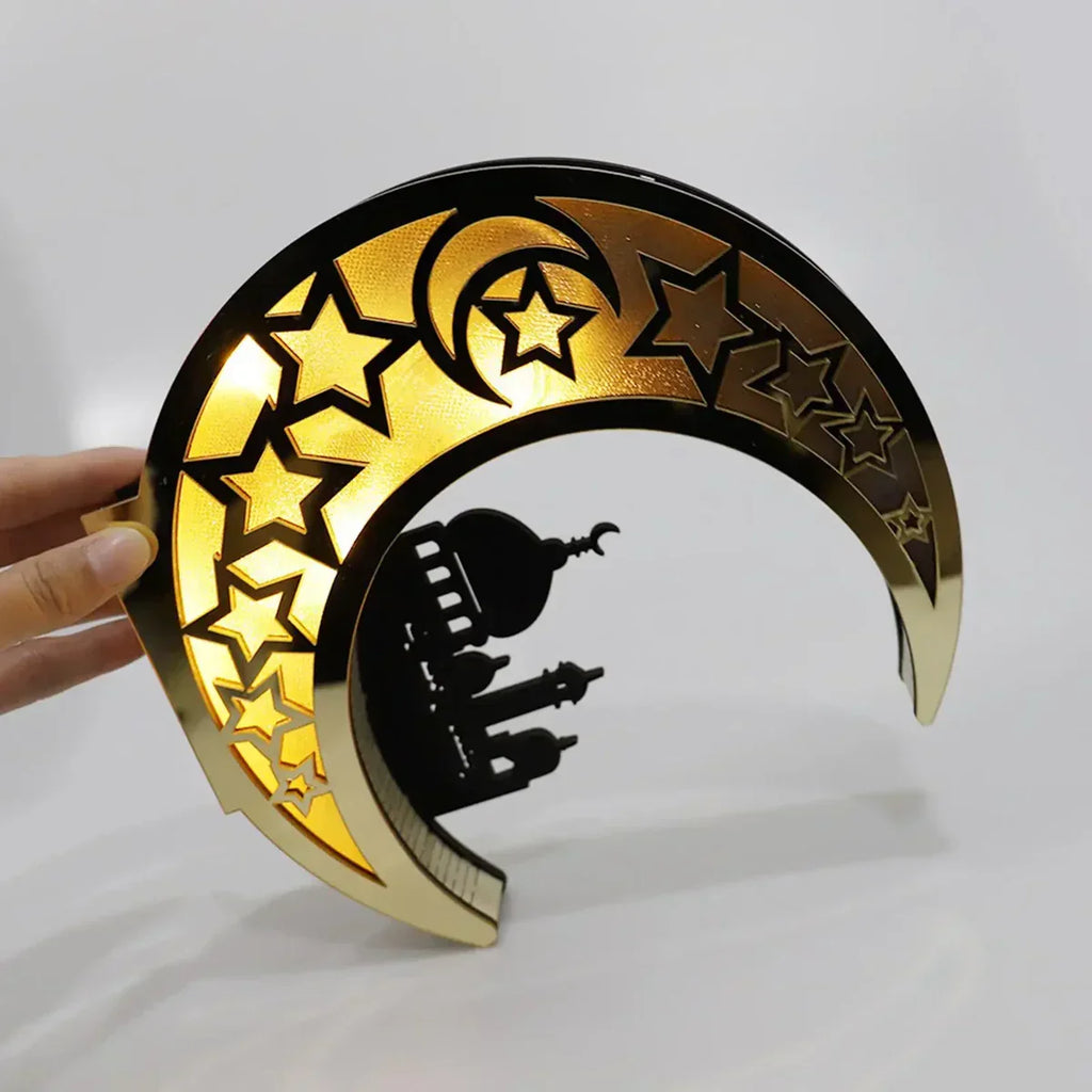 Lampada LED festosa a forma di luna - LunarShine