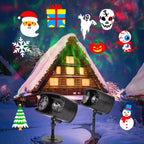 Display luminoso per proiettore per decorazioni natalizie per esterni
