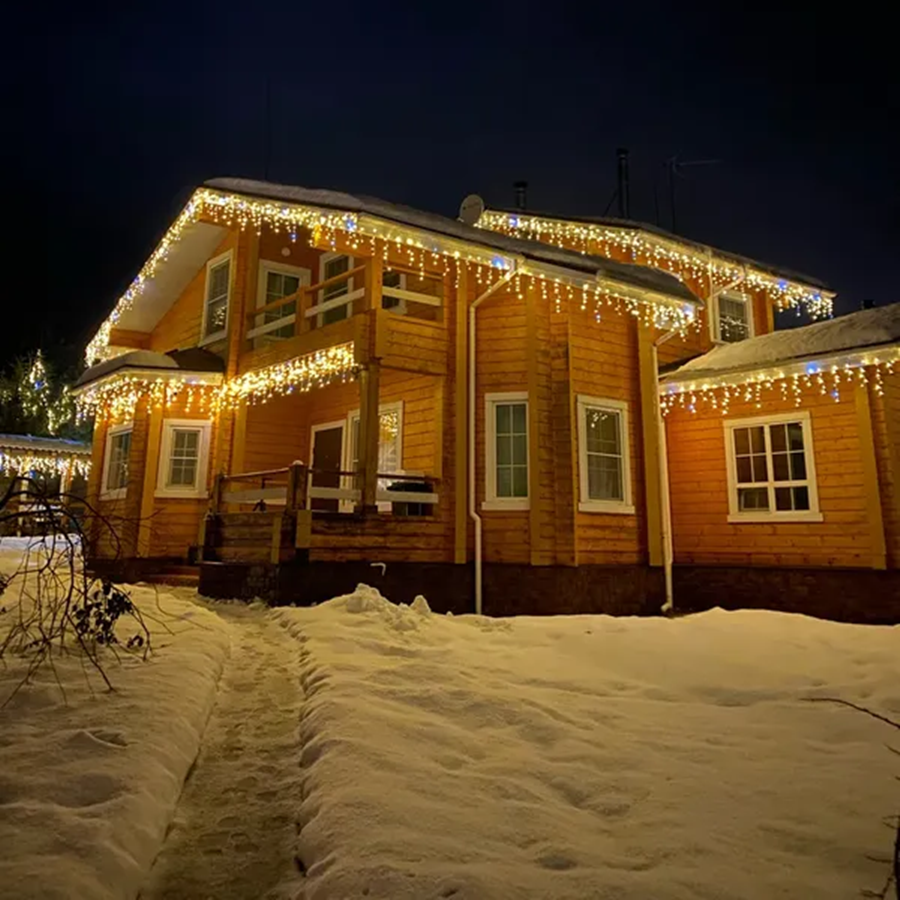 Luci per decorazioni natalizie a LED per esterni