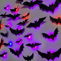 Fledermaus Halloween Deko Lichtdekoration Wandkunst