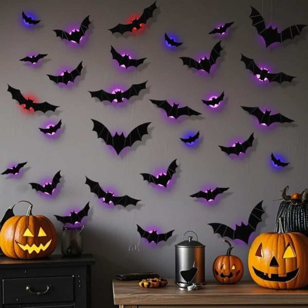 Fledermaus Halloween Deko Lichtdekoration Wandkunst