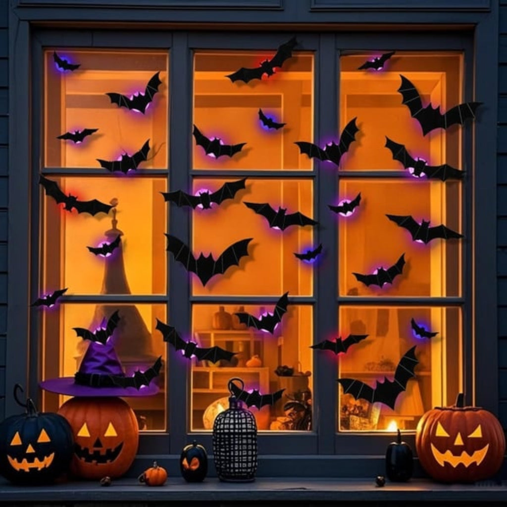 Fledermaus Halloween Deko Lichtdekoration Wandkunst
