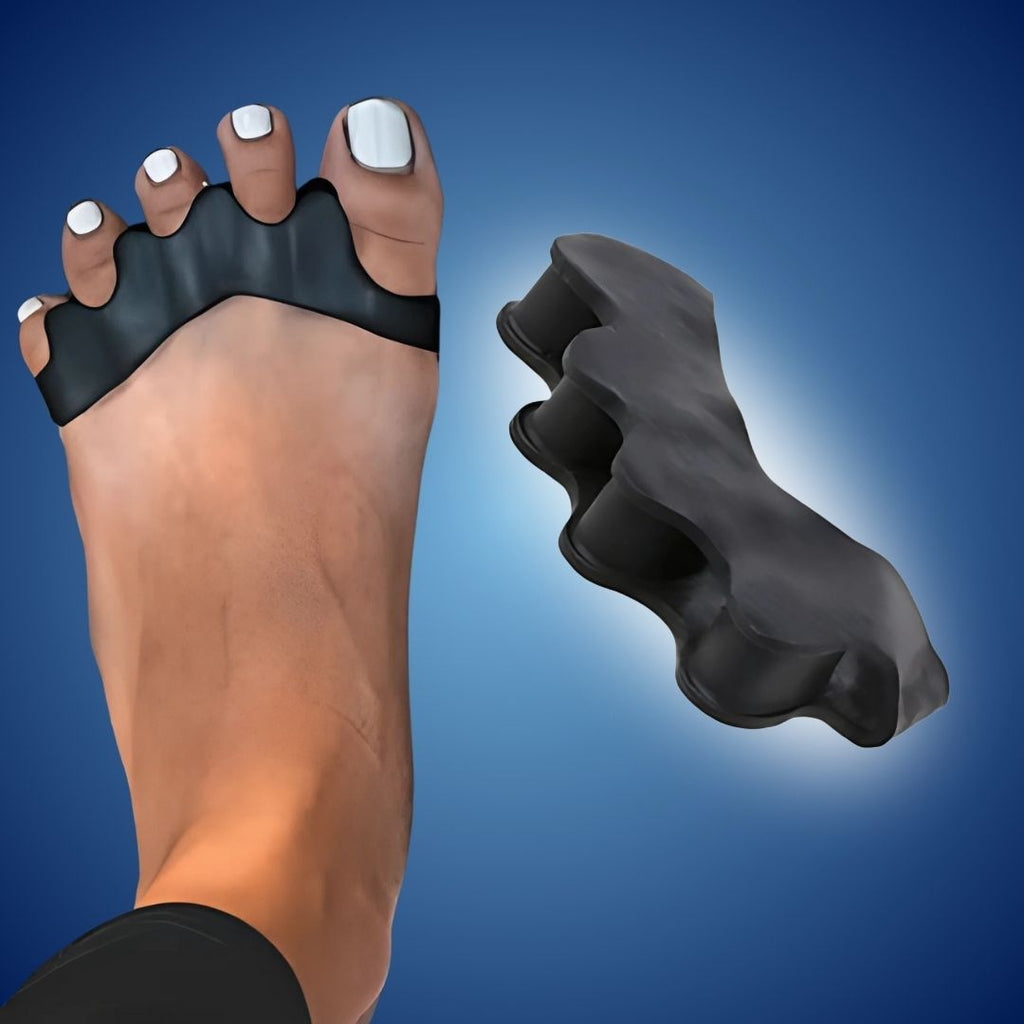 FlexAlign Toe Spacer | Distanziatore per dita dei piedi per riallineamento e sollievo dal dolore – Ideale per alluce val