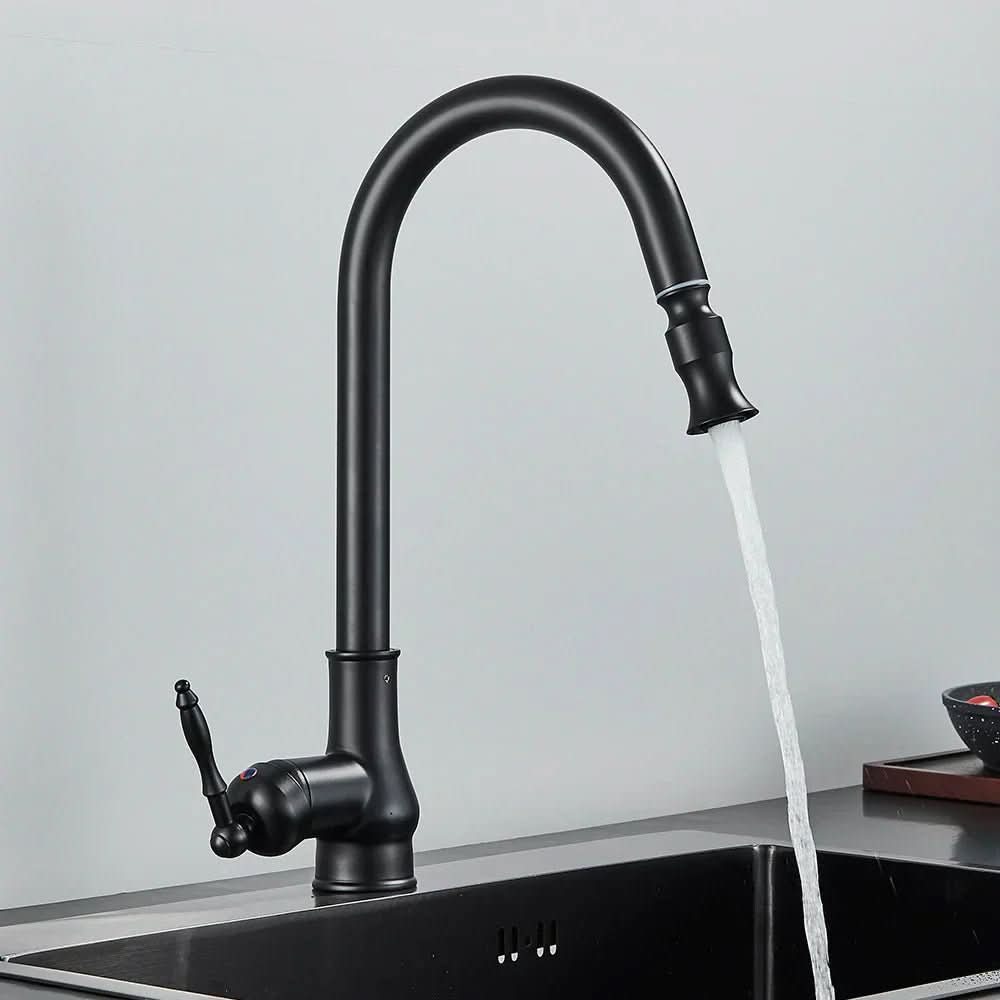 FLEXTAP – Miscelatore cucina estraibile in stile antico con canna alta