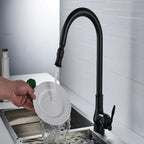 FLEXTAP – Miscelatore cucina estraibile in stile antico con canna alta