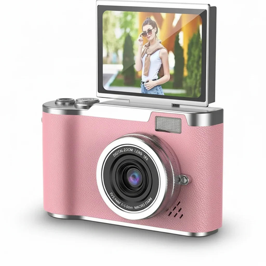Fotocamera Digitale 4K Schermo Ribaltabile 48MP Zoom 8X Compatta Foto Video