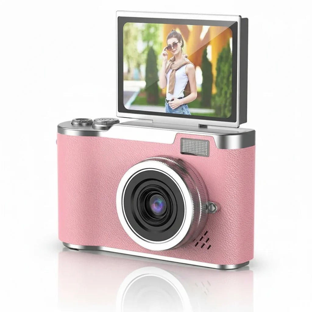 Fotocamera Digitale 4K Schermo Ribaltabile 48MP Zoom 8X Compatta Foto Video