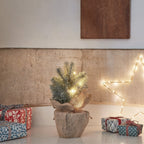 Decorazioni natalizie Mini luci per albero smerigliato