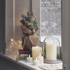 Decorazioni natalizie Mini luci per albero smerigliato