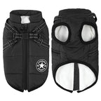 Cappotto Invernale 3-in-1 per Cani con Pettorina | Imbottito, Impermeabile e Antivento