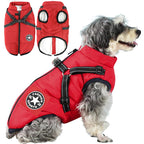 Cappotto Invernale 3-in-1 per Cani con Pettorina | Imbottito, Impermeabile e Antivento