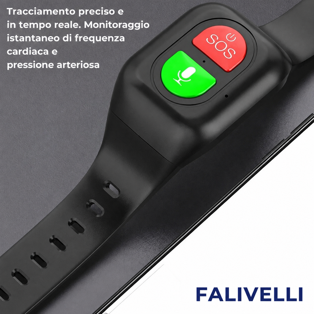 Smartwatch GPS 4G per Anziani – SOS, Salute e Sicurezza Sempre con Te